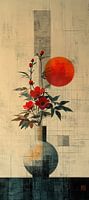 Japandi Blumenstillleben