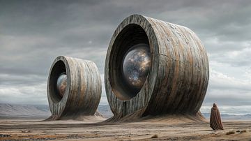 De bewakers van de tijd van Klaus Tesching - Art-AI