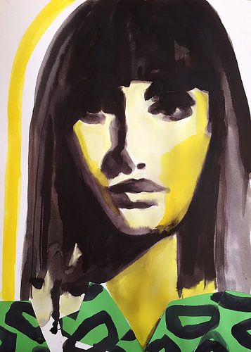 Imprimé léopard vert