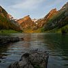 Seealpsee – Der Säntis im goldenen Morgenlicht von Runawayphill