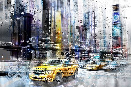 City-Art NYC Collage by Melanie Viola