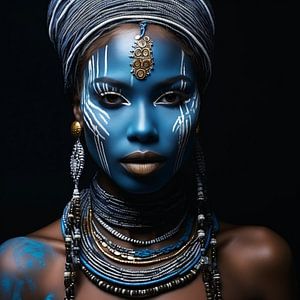 Schwüle Weiblichkeit: Avatar-Stammesporträt von Surreal Media