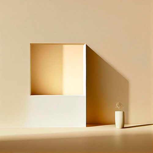 Stilvolles Zimmer mit Pflanze