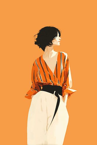 Lady in Orange no. 2