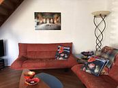 Klantfoto: Enorme Kamer in Verlaten Villa. van Roman Robroek - Foto's van Verlaten Gebouwen
