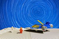 LEGO Spaceship on the Moon