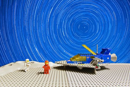 LEGO Ruimteschip op de maan van Michiel Mos