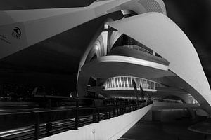 Passerelle vers l'opéra de Valence sur Rene Siebring