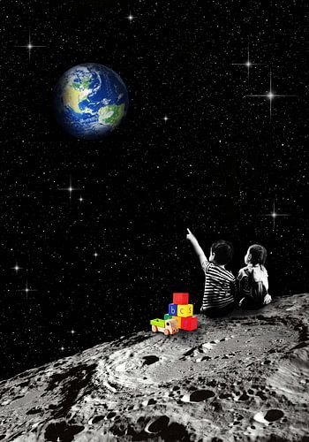 Ensemble depuis la lune