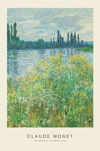 Die Ufer der Seine - Claude Monet
