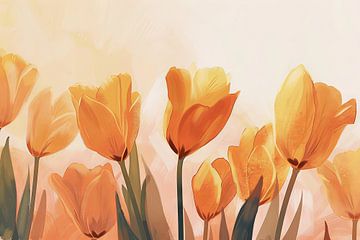 Tulips by Poster Art Shop