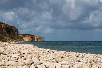 coast of Normandy Omaha Beach France by Annelies Cranendonk