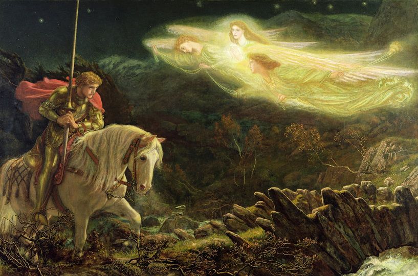 Arthur Hughes,Zoektocht naar de Heilige Graal van finemasterpiece