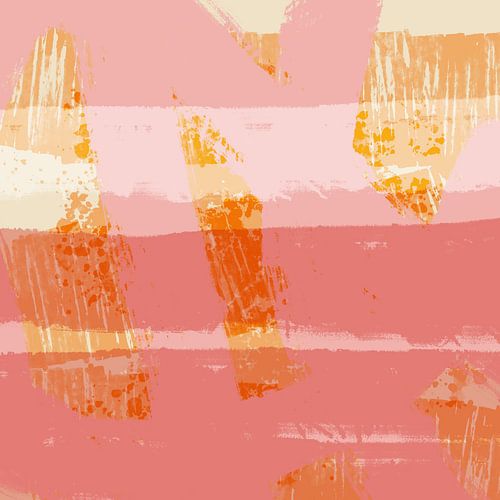 Dreamland's Radiant Abstractions. Modern abstract landschap