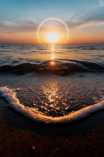 Kalm beeld van fernlichtsicht