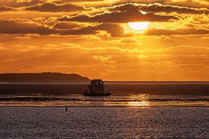 Zonsondergang bij Vlieland