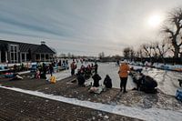Nieuwkoopse Plassen im Winter mit Eis