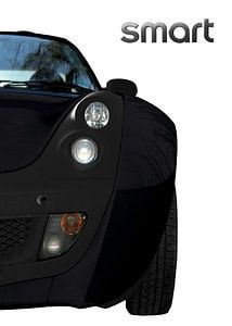 SMART Roadster in black & white