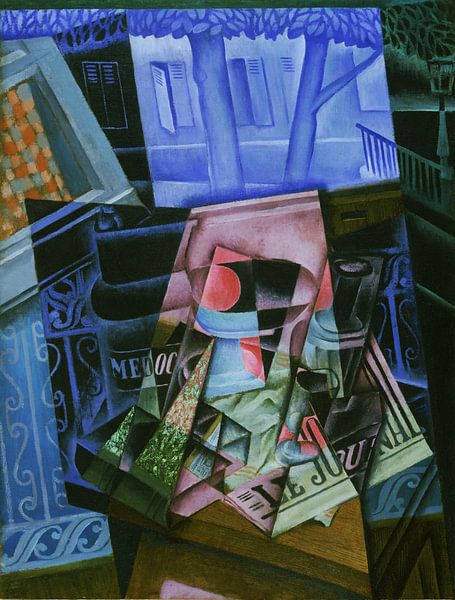 Juan Gris, Still Life before an Open Window at Place Ravignan - 1915 by Atelier Liesjes