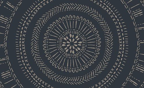 Moderne print zwart - native liggend formaat