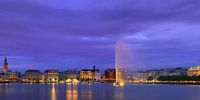 Binnenalster, Hamburg, Deutschland von Henk Meijer Photography Miniaturansicht