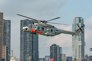 NH-90-Hubschrauber bei den Welthafentagen 2023.