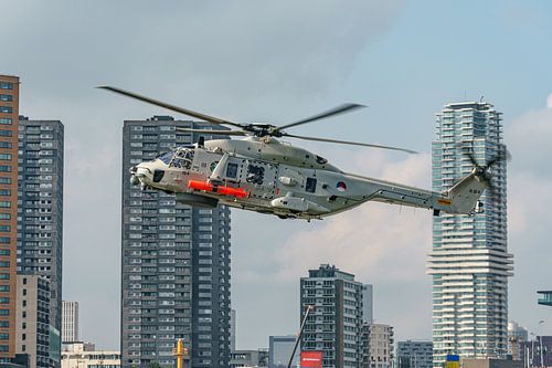 NH-90-Hubschrauber bei den Welthafentagen 2023.