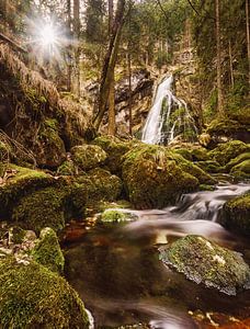 Waterval in Golling van sebastian Dietrich