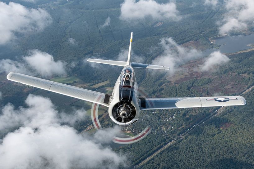 North American T-28B Trojan. by Jaap van den Berg