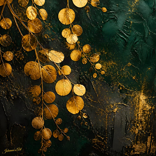Groene gouden horizonten - Eucalyptustakken 2