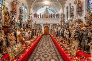 Heiligenbeelden in Museum Vaals  sur John Kreukniet