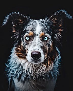 Hondenportret van fernlichtsicht