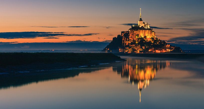 Mont Saint-Michel, Normandië, Frankrijk van Henk Meijer Photography