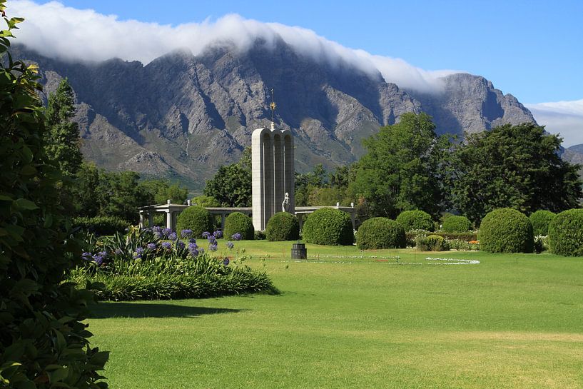 Het Hugenotenmonument in Franschhoek van Jan Roodzand