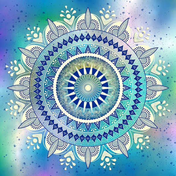 Mandala Blume von Shirley Hoekstra