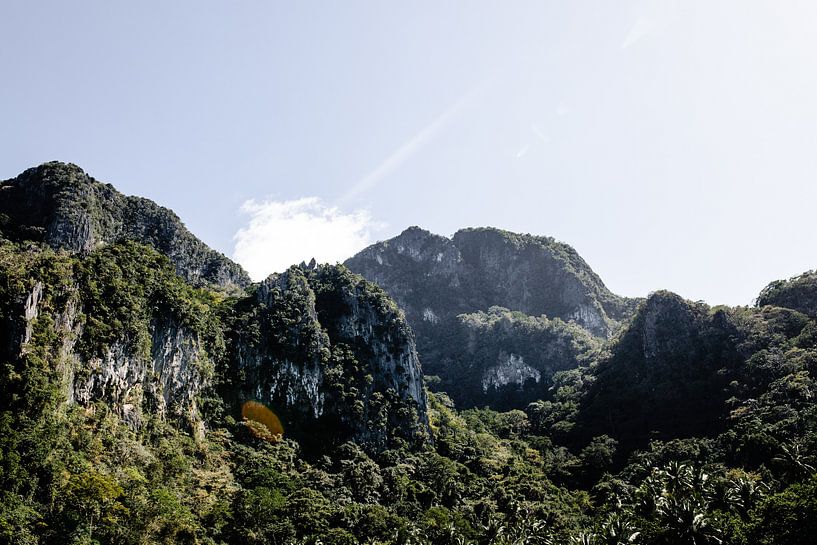 Rotsen in El Nido in de Filipijnen van Yvette Baur