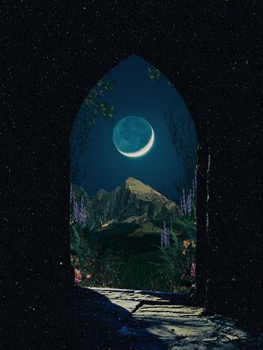 Das Tor zu den Mondbeschienenen Bergen