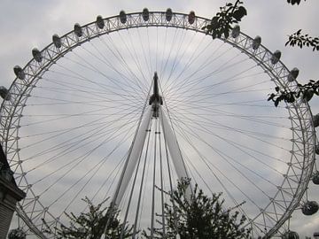 Een foto van het middelpunt Londen Eye