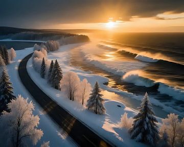 Stormfront in een gouden gloed