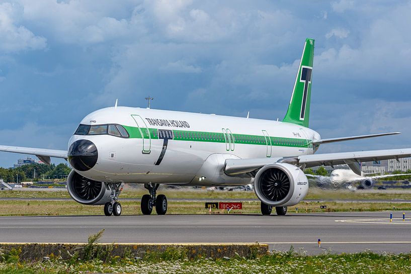 Transavia Airbus A321neo in Retro-Lackierung. von Jaap van den Berg