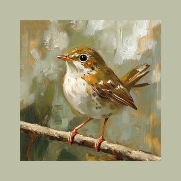 Zwischen Blatt und Himmel ein Blick voller Leben