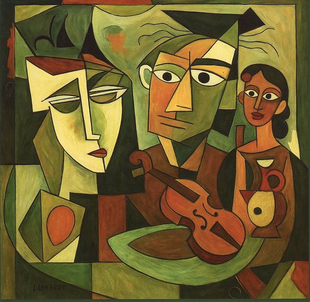 Rythme des trois âmes - par Artforyou  werk van Henk Adriani