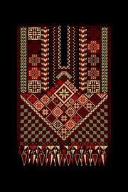 Tatreez ornament template 97 by Richard Laschon