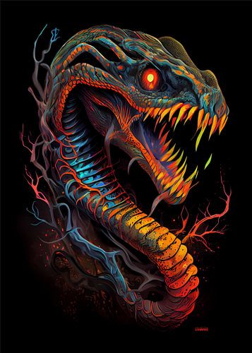 Slangen Monster Grot