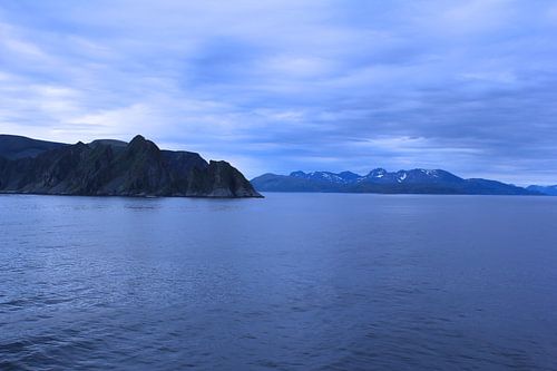 Blauw landschap Noorwegen