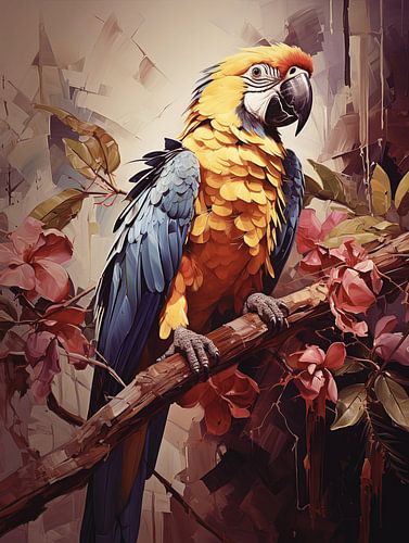 Vogel Olieverfschilderij