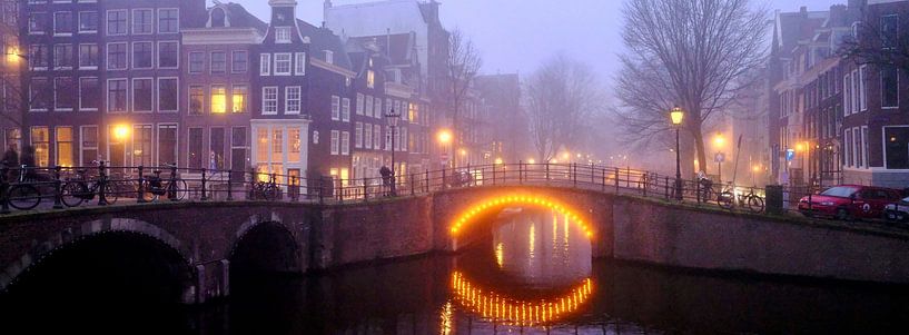 Amsterdam, Brücken über die Reguliersgracht in Farbe von Amsterdam Highlights