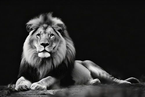 Majestic lion