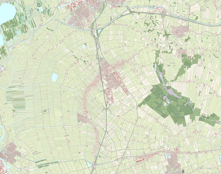 Carte de Staphorst par Rebel Ontwerp