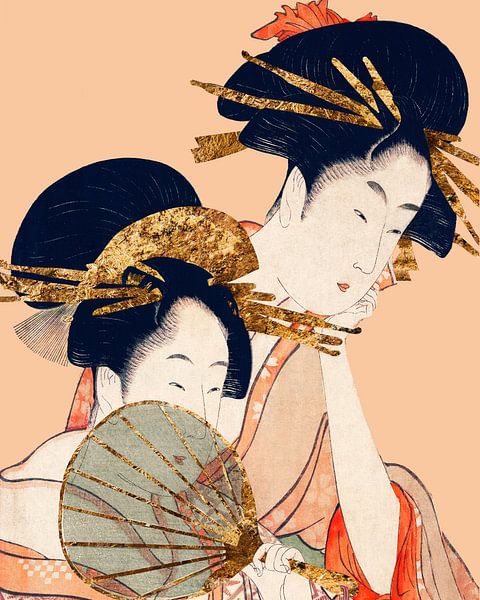 Le koï dansant. L'avenir des sushis d'une geisha par Moonheart Artworks